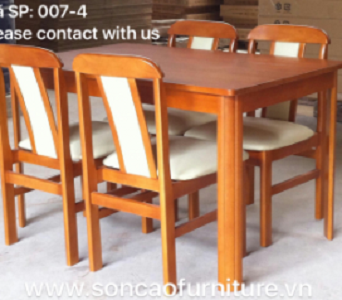 Ghế gỗ xuất khẩu - Công Ty TNHH Sơn Cao